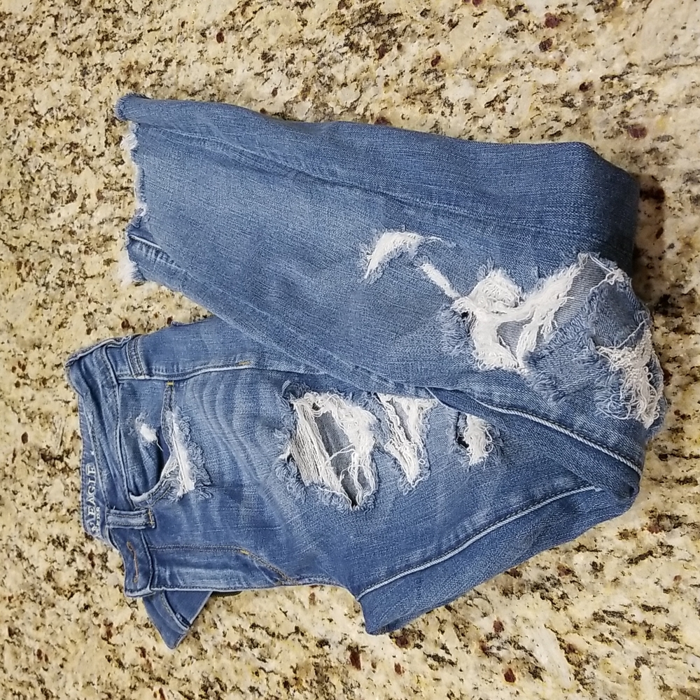 AEO ne(x)t level stretch X hi-rise jeggings!